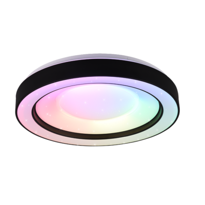 Laevalgusti Arco LED 49 cm must starlight RGBW
