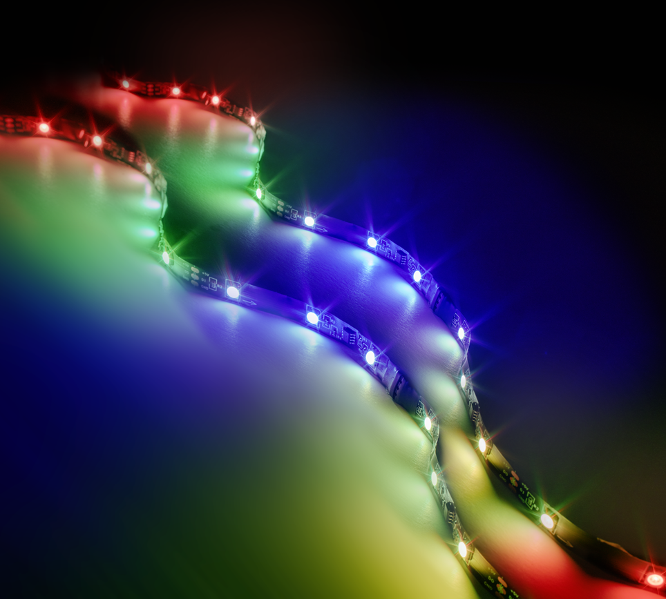 21” ekraani LED riba 1,2 m must RGB