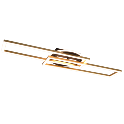 Laevalgusti Twister LED matt messing/matt must