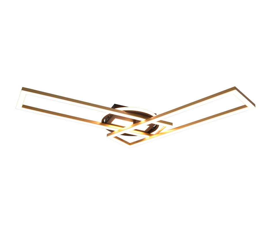 Laevalgusti Twister LED matt messing/matt must - Image 3