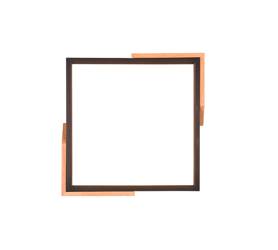 Meta LED laevalgusti matt must/puit - Image 2