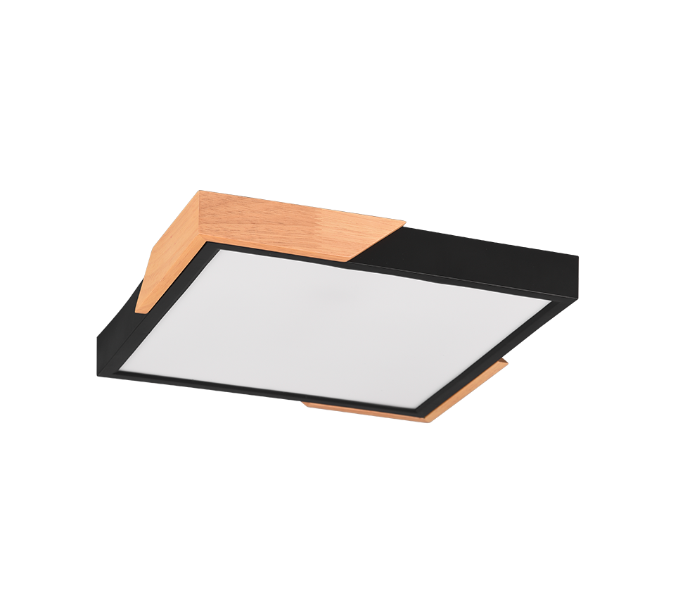 Meta LED laevalgusti matt must/puit - Image 3