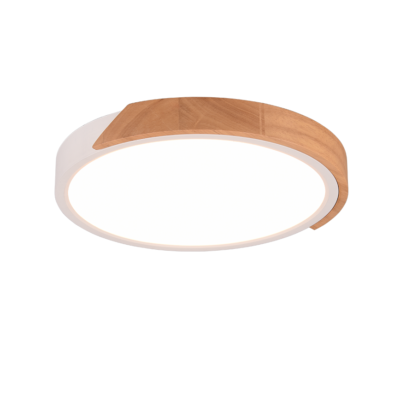 Laevalgusti Jano LED matt valge/puit