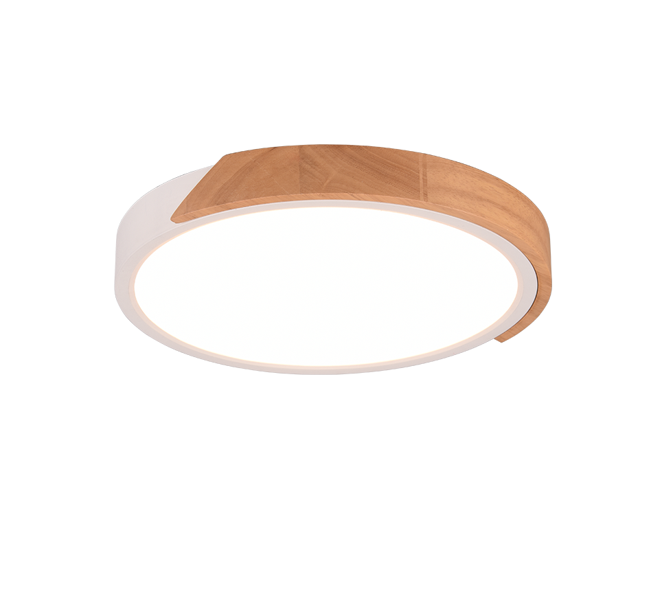 Laevalgusti Jano LED matt valge/puit