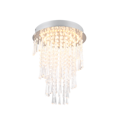 Pomp laevalgusti 30 cm hõbedane/selge