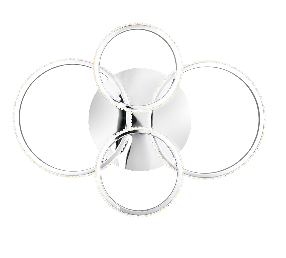 Cires LED laevalgusti hõbedane/kristalliefekt 4000K - Image 6