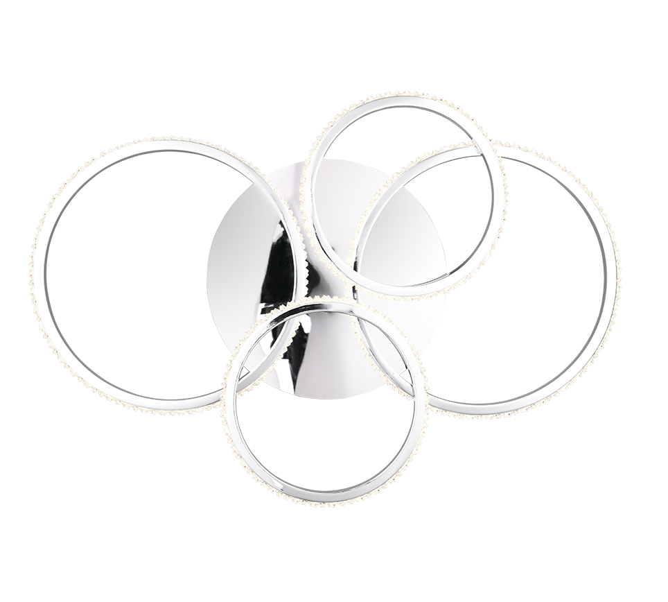 Cires LED laevalgusti hõbedane/kristalliefekt 4000K - Image 7