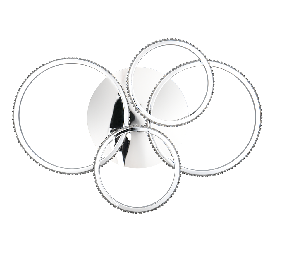 Cires LED laevalgusti hõbedane/kristalliefekt 4000K - Image 9