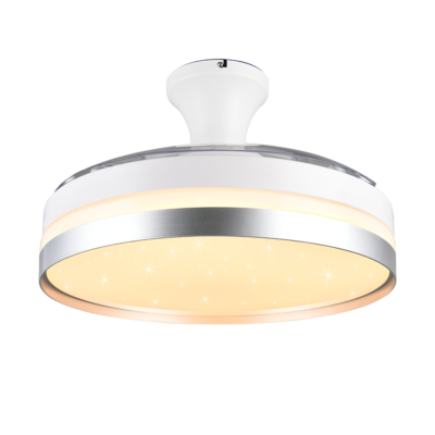 Lindbergi LED laefänn valge/hõbedane starlight