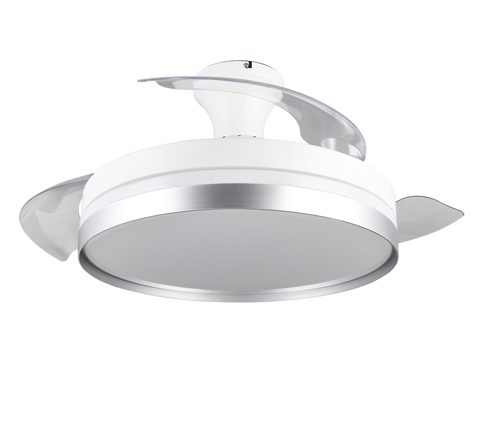 Lindbergi LED laefänn valge/hõbedane starlight - Image 7