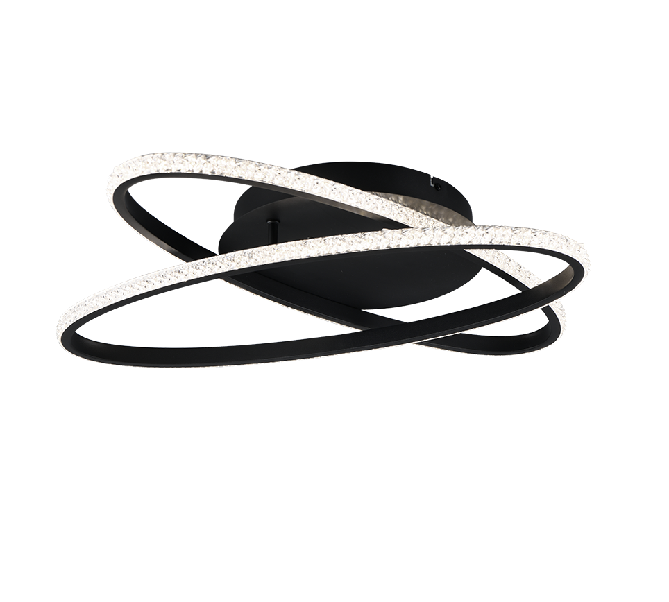 Laevalgusti LED matt must/kristalliefekt 4000K - Image 2