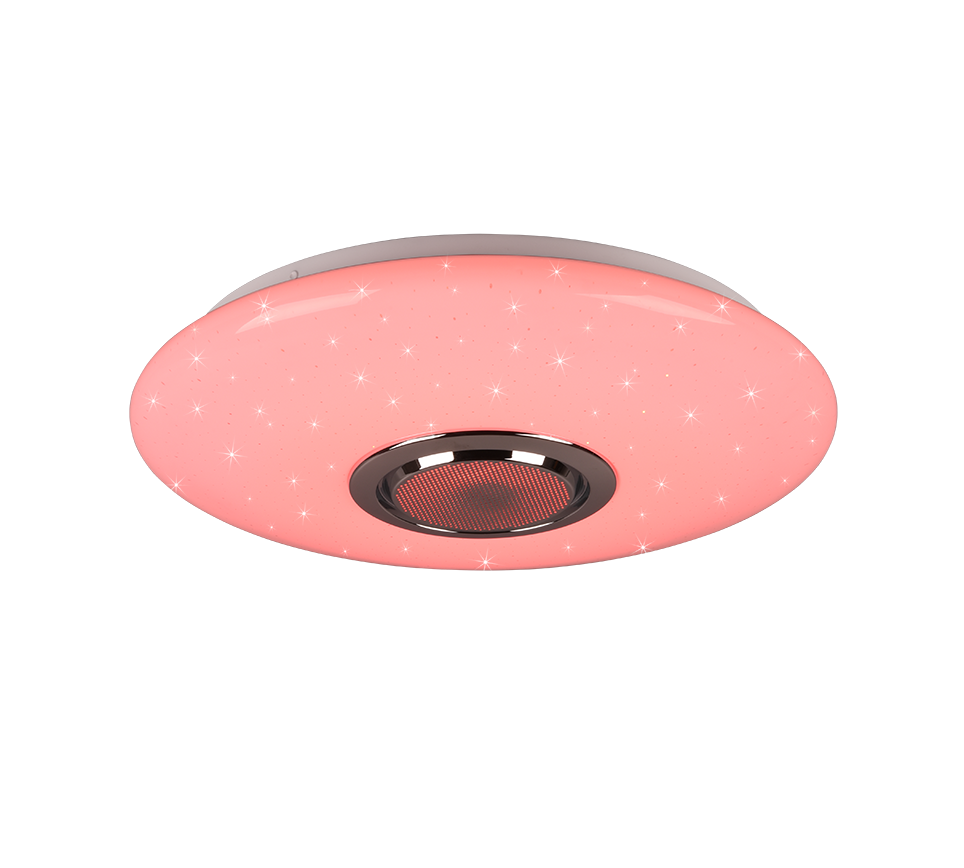 Laevalgusti Musica LED 41 cm Bluetooth kõlariga valge starlight RGBW - Image 4