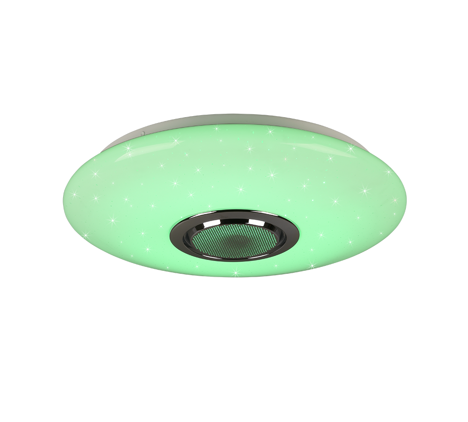 Laevalgusti Musica LED 41 cm Bluetooth kõlariga valge starlight RGBW - Image 5