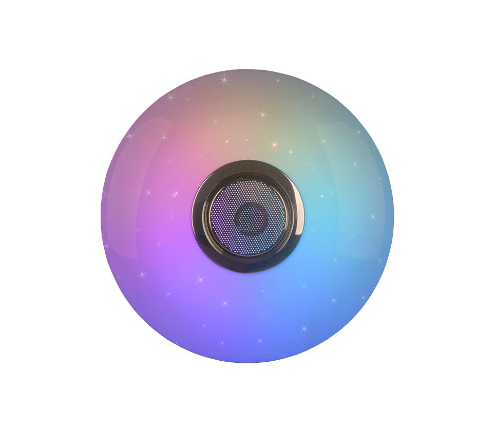 Laevalgusti Musica LED 41 cm Bluetooth kõlariga valge starlight RGBW - Image 8