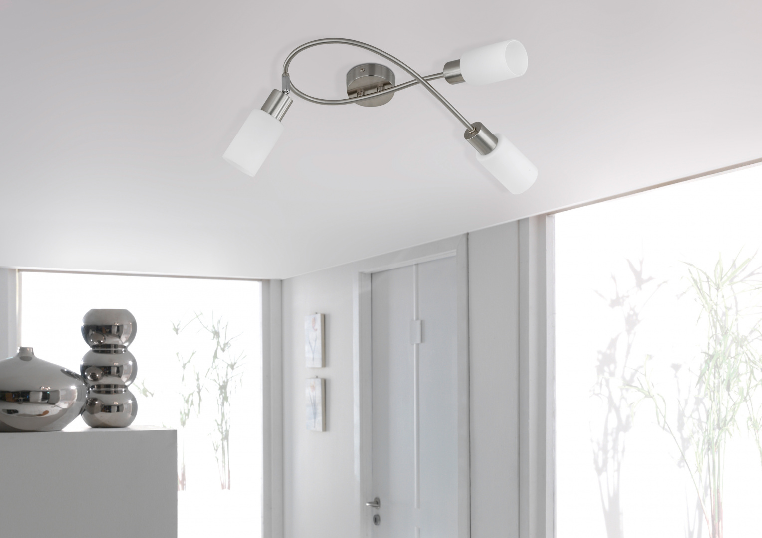 Kohtvalgusti 3 tk E14 hõbedane - Image 2