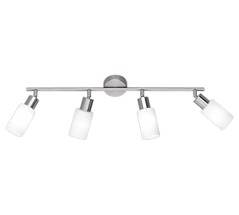 Kohtvalgusti 4 tk E14 hõbedane