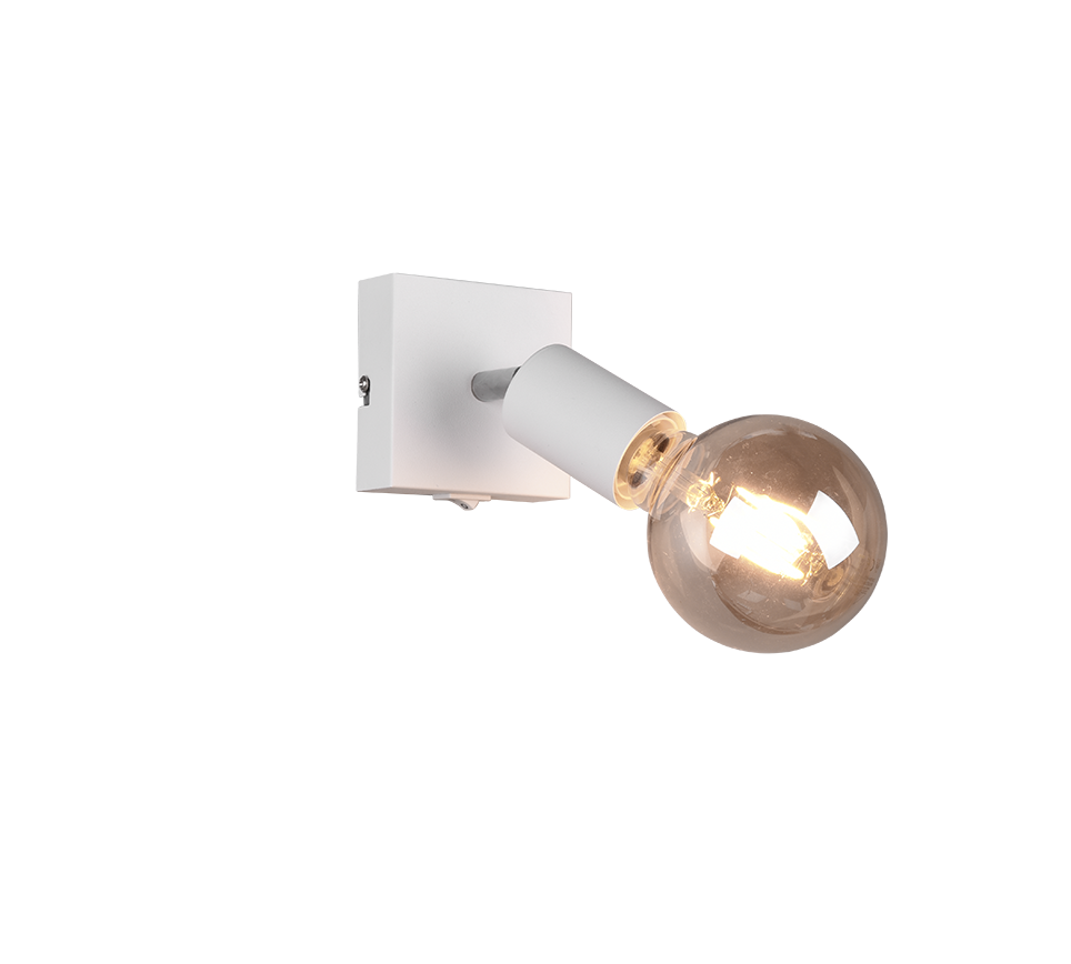 Kohtvalgusti 1 tk E27 matt valge