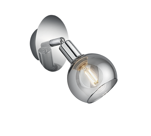 Kohtvalgusti 1 tk E14 hõbedane