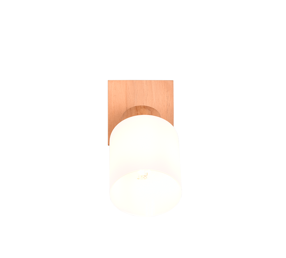 Kohtvalgusti 1 tk E14 puit/valge - Image 3