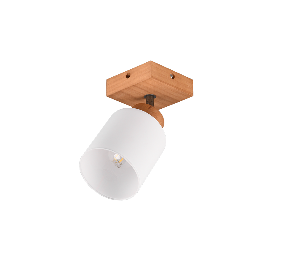 Kohtvalgusti 1 tk E14 puit/valge - Image 5