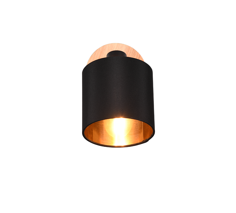 Kohtvalgusti 1 tk E14 puit/matt must - Image 3