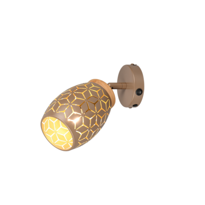 Kohtvalgusti 1 tk E14 kohvi pruun