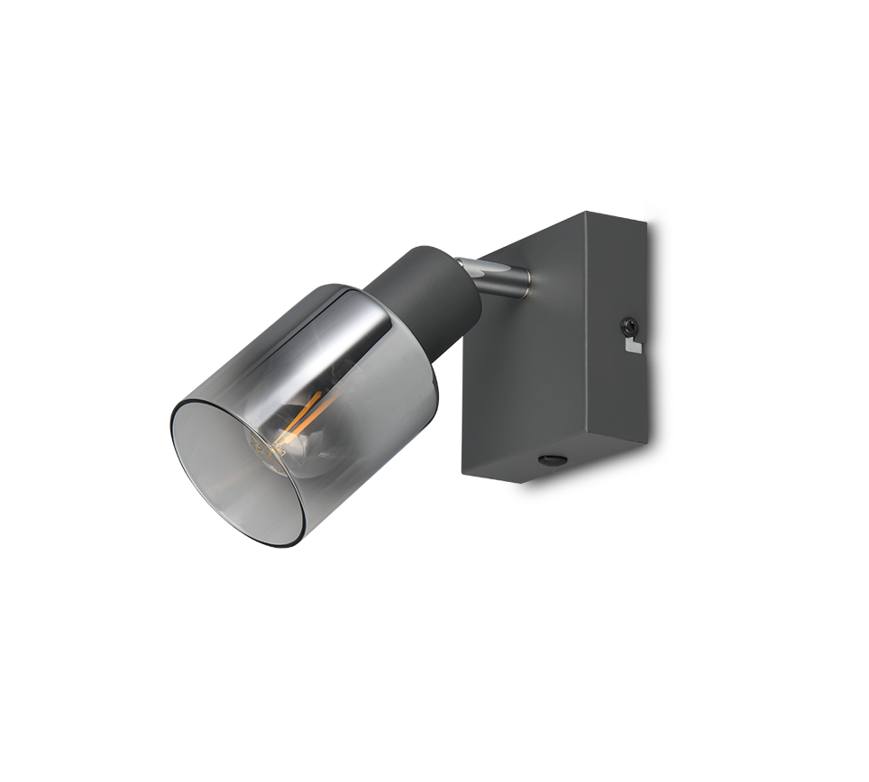 Kohtvalgusti 1 tk E14 antratsiit/hõbedane - Image 4