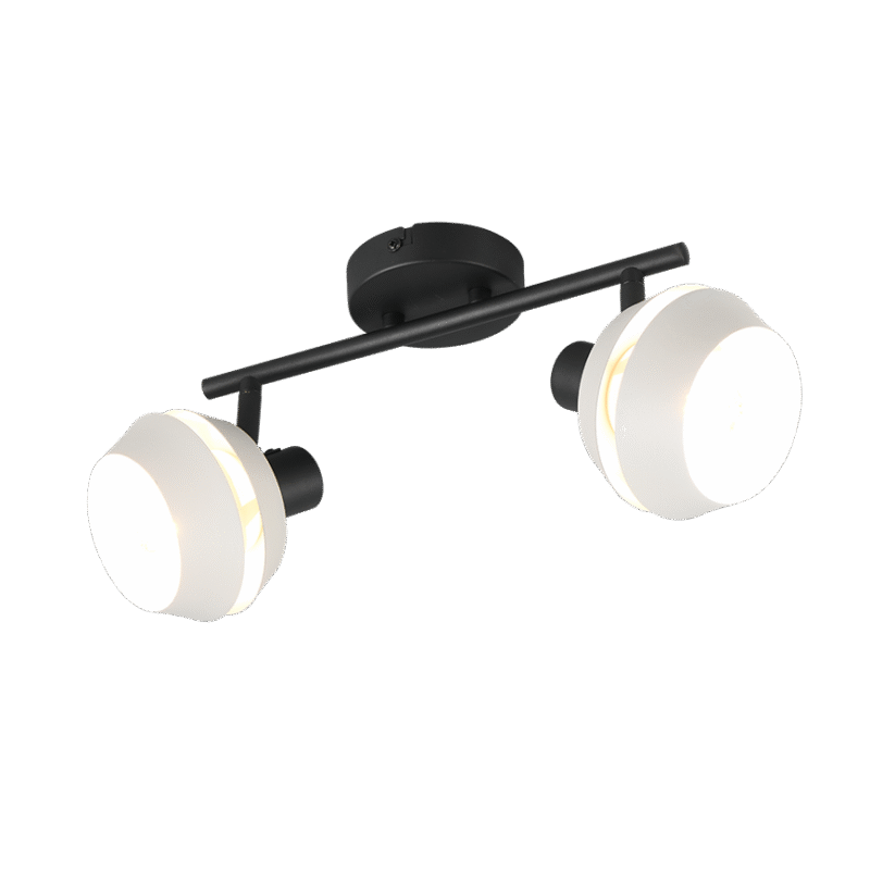 Kohtvalgusti 2 tk E14 soe hall/matt must