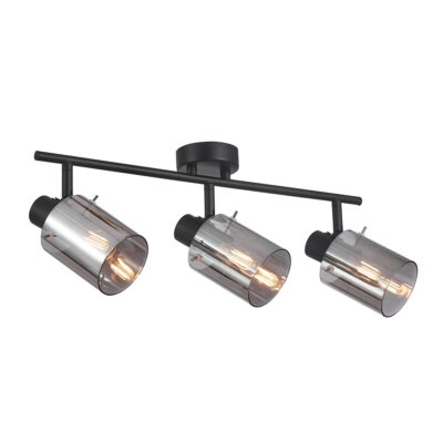 Italux suitseva musta kohtvalgusti Sardo, 40W