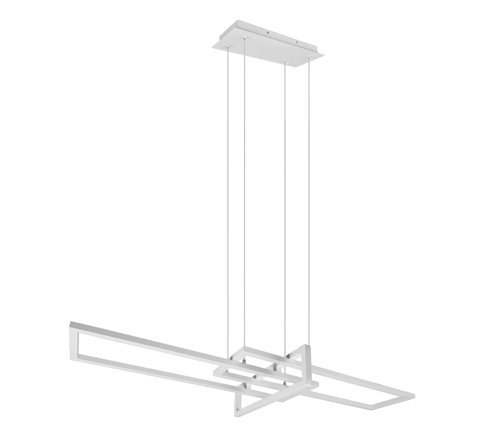 Rippuv valgusti LED matt valge