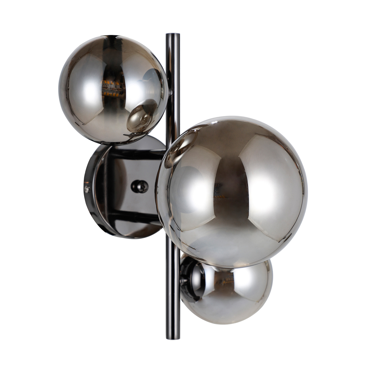 Italux must kroomitud seinavalgusti Canello, 5W