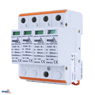 Ülevoolukaitse 4P 20kA(8/20) klass T2 (C)