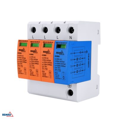 Ülevoolukaitse 4P 12.5kA (10/350) Klass B+C/T1+T2