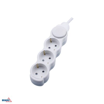 Pikendusjuhe Schuko 3x 2P+Z+lüliti 1,5mm x 5,0m