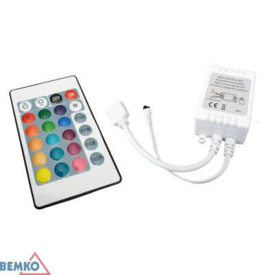 Kontroller LED + kaugjuhtimispult IR 72W 24 RGB