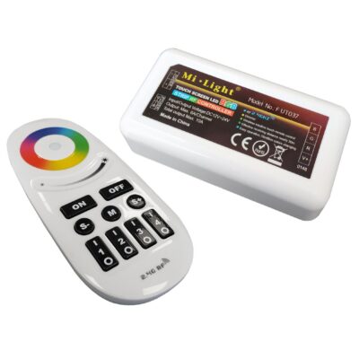 Kontroller LED + kaugjuhtimispult RF 2.4G DC 12~24V 10A RGBW