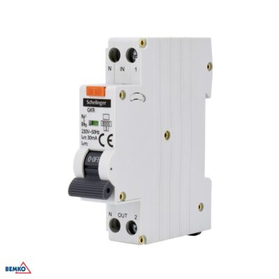 Ülevoolukaitse automaatlüliti 1P C 25A 30mA Tüüp AC