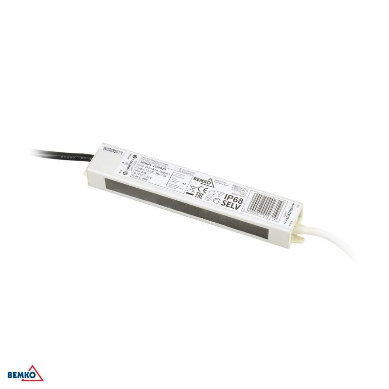 Veekindel LED toiteplokk IP68 12V 20W