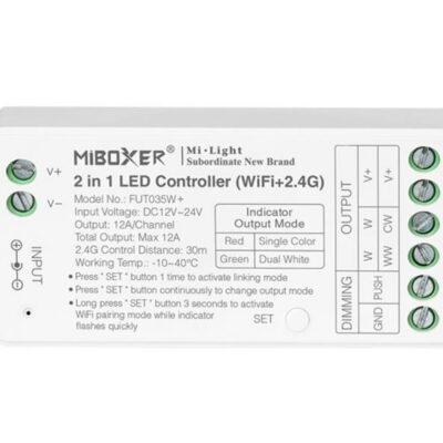 CCT RF LED-kontroller 12/24V 12A WIFI 3IN1