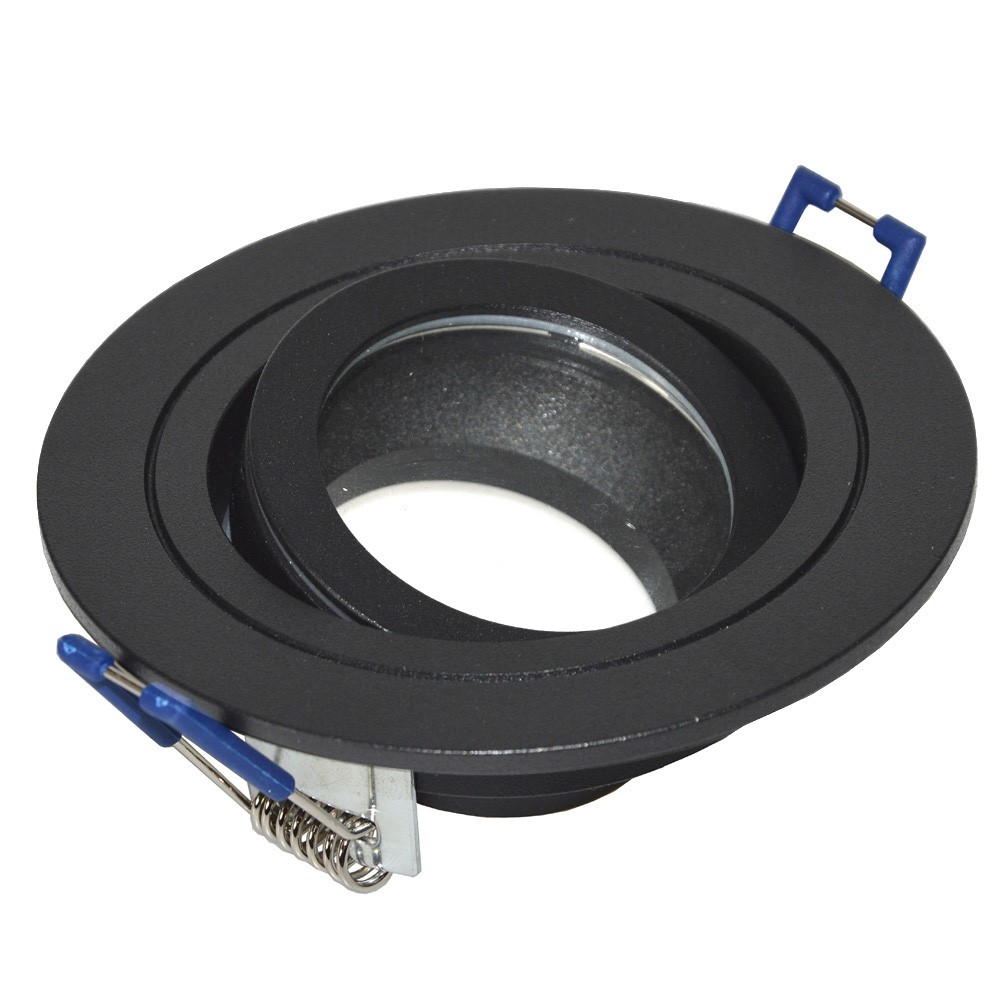 Kohtvalgusti rõngas must IP54