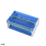 Jaotusplokk 60 klemmi 4x15 (11x5,3mm + 2x7,5mm + 2x9,1mm)