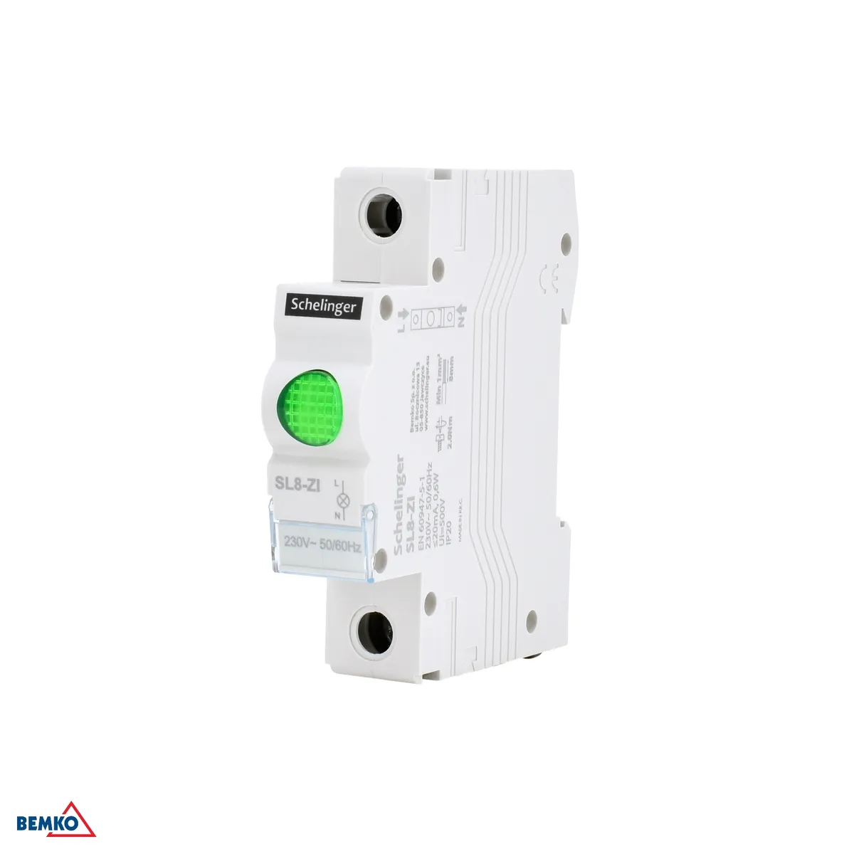 Signaallamp LED SL8 roheline SCHELINGER