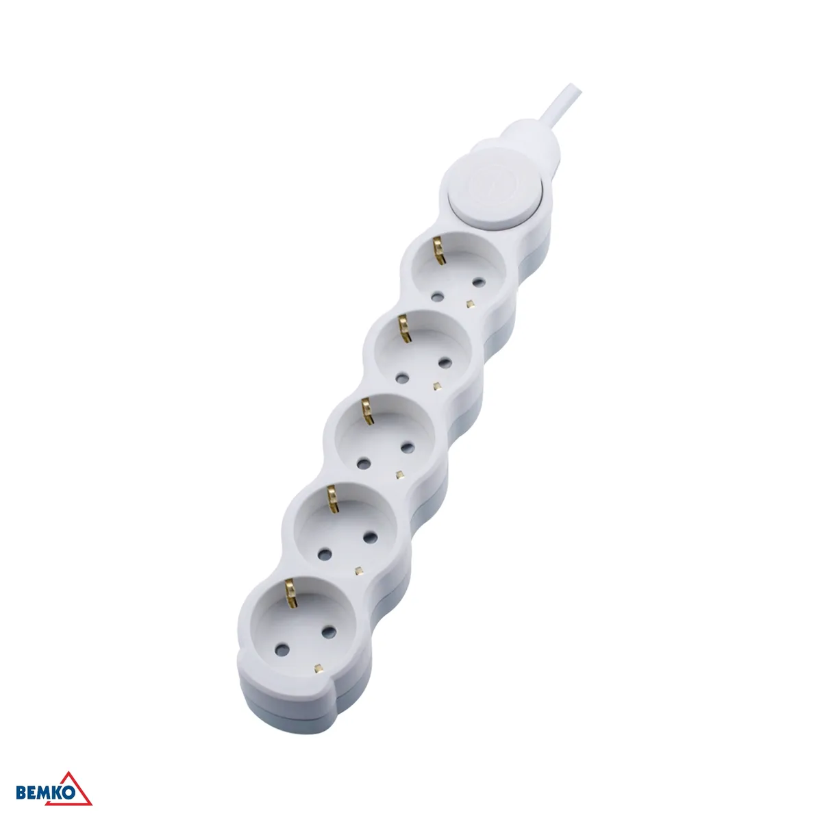 Schuko pikenduskaabel 5x 2P+Z+Switch 1.5mm x 5.0m