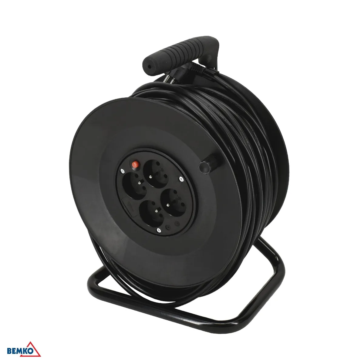 Trumli pikenduskaabel 4 pistikuga + "0" 15m 3x1.5mm²