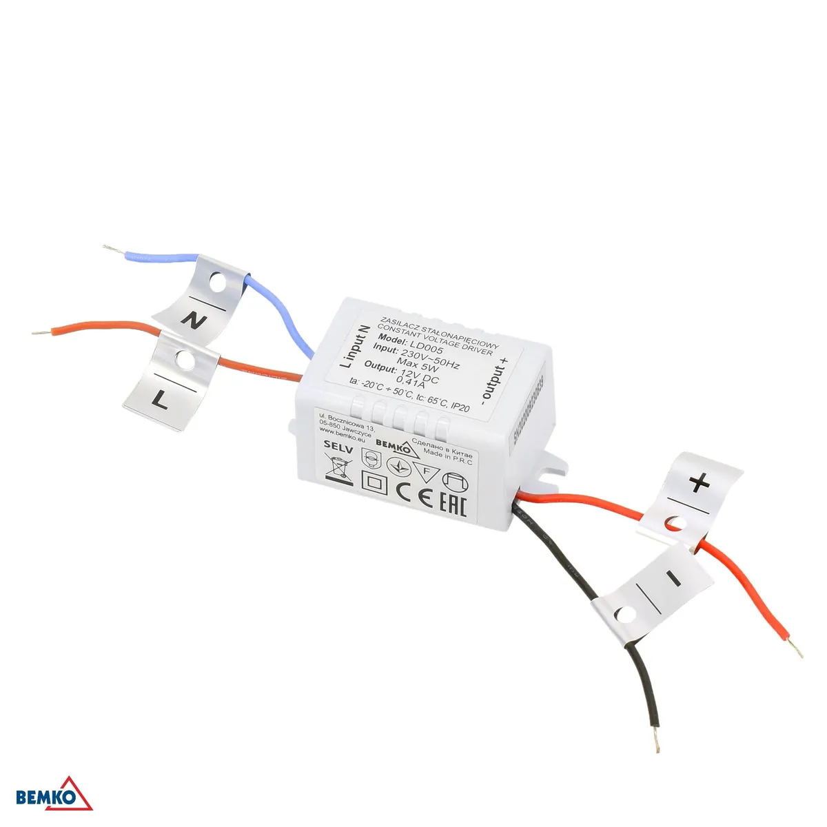 LED toiteplokk Power Supply 12V 5W