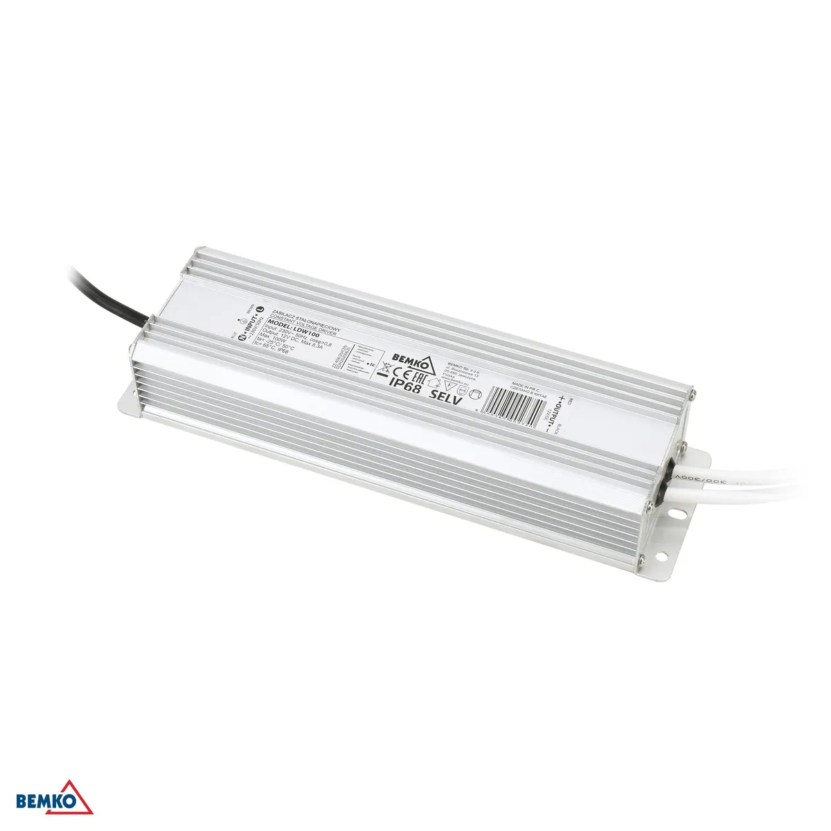 LED toiteplokk Power Supply, Hermetic IP68 12V 100W