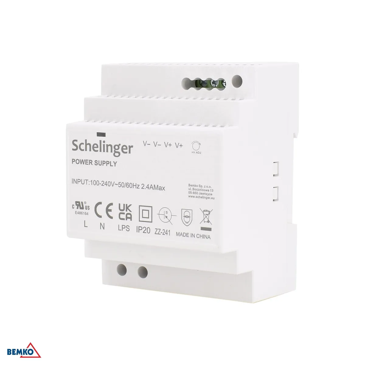 Toiteplokk for DIN Rail 12V 85W