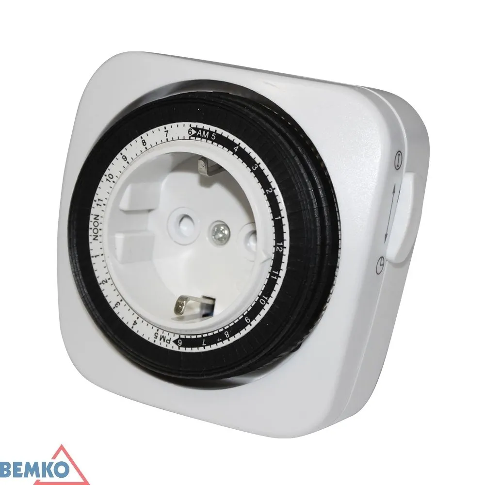 Mehaaniline ajastus 24H Schuko-Mini