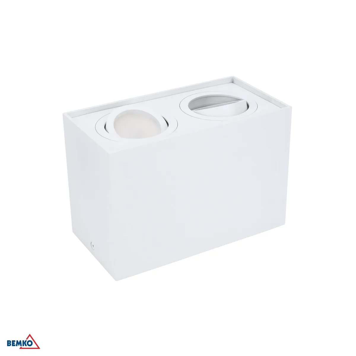 Reguleeritav Paigaldusvalgusti ORTAL 182X96 2XGU10 MAX. 2x50W valge