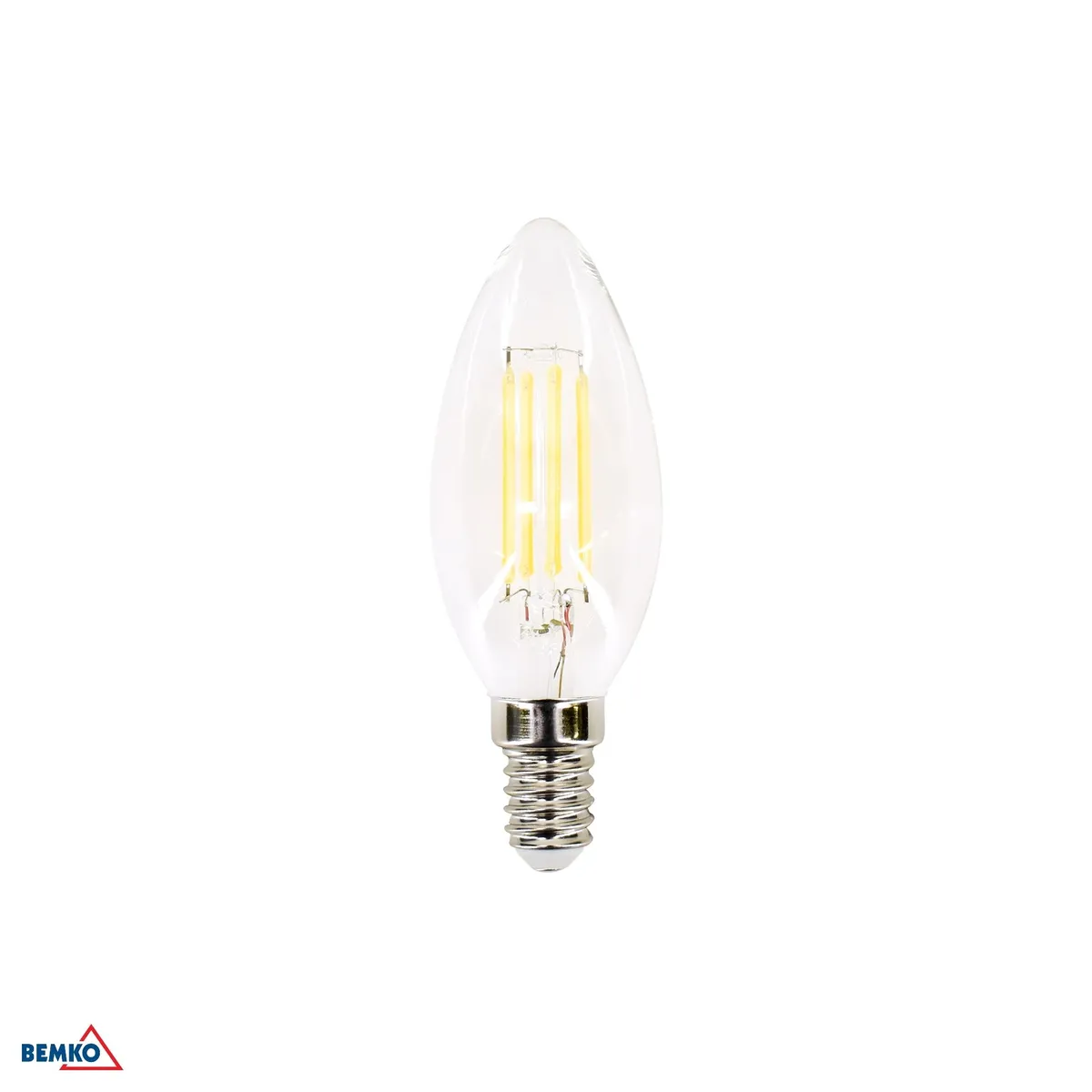 LED filament source 230V E14 C35 4W 470LM 4000K 320°
